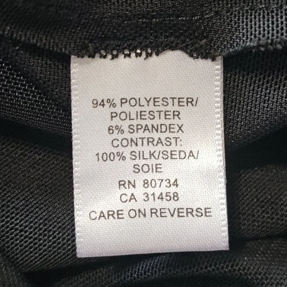 NWT NIGHTWAY Womens Navy Shimmer Long Sleeve Asymmetrical Neckline Dress - Picture 10 of 10